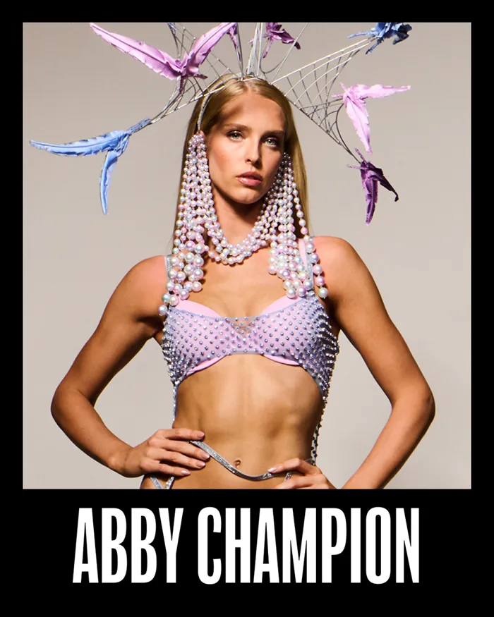 Official Victoria's Secret Fashion Show 2026 cast card: Abby Champion