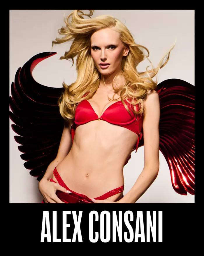 Official Victoria's Secret Fashion Show 2026 cast card: Alex Consani